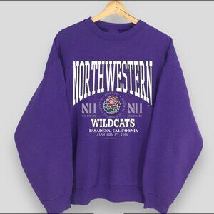Vintage Northwestern Wildcats 1996 Rose Bowl Shirt Northwestern University Shirt